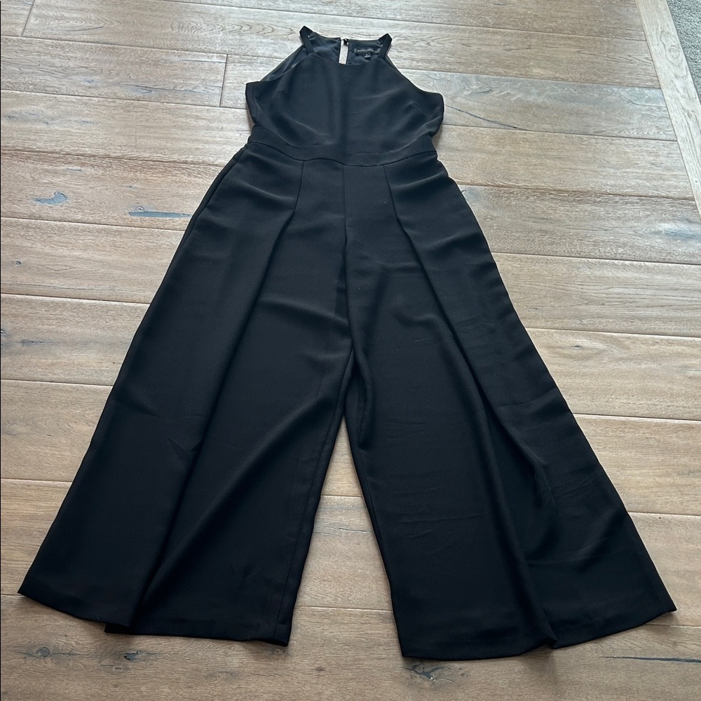Banana Republic Elegant Black Wide-Leg Jumpsuit